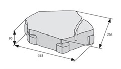 BEST SOLITERA výška 80mm colormix brilant STANDARD